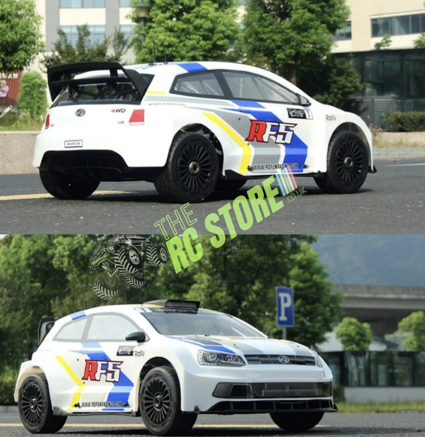 ROFUN ROVAN 1/5 SCALE RF5 36CC 4WD WHITE